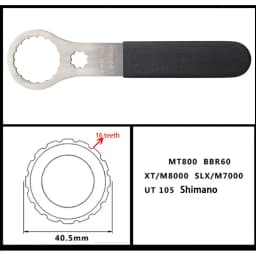 Bicycle Bottom Bracket Wrench Spanner Repair Tool 44-16/49-16/52-16/46-24/39-16/46-12/48-12/49-12/50-12/40.5-16T For DUB BSA T47