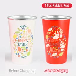 470ML Cold Discolored Aluminum Cup Cold Drink Cola Cup Cold Color Changing Drinking Cup Reusable Beer Mugs Collection Gifts