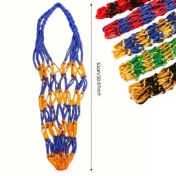 Basketball/Football/Volleyball Net Bag Thick Woven Net Basketball Storage Durable Nylon Training Net Bag for all kinds of balls