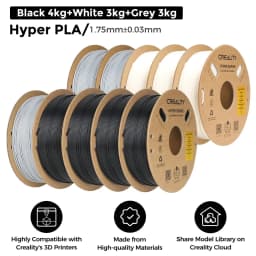 5/10KG Creality Hyper PLA Filament 1.75mm High Fluidity High Speed 3D Printing Material Stable Extrusion Spool Dimensional
