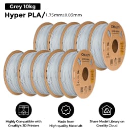 5/10KG Creality Hyper PLA Filament 1.75mm High Fluidity High Speed 3D Printing Material Stable Extrusion Spool Dimensional