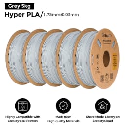 5/10KG Creality Hyper PLA Filament 1.75mm High Fluidity High Speed 3D Printing Material Stable Extrusion Spool Dimensional