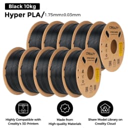 5/10KG Creality Hyper PLA Filament 1.75mm High Fluidity High Speed 3D Printing Material Stable Extrusion Spool Dimensional