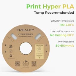 5/10KG Creality Hyper PLA Filament 1.75mm High Fluidity High Speed 3D Printing Material Stable Extrusion Spool Dimensional