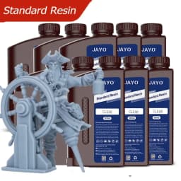 JAYO 3D Resin Standard 10KG Multi-color transparent resin UV Photopolymer Resin Liquid 405nm For LCD 3D Printer From warehouse