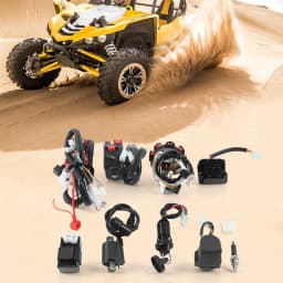 ATV Wiring Harness Kit, Complete Electric Wiring, Harness CDI Ignition Coil with Lead For 4-stroke ATV QUAD 125-250CC