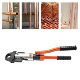 Professional Crimping Pliers Copper Pipes Crimper Hydraulic Press Tool 10T with Toolbox V/M Molds
