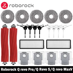 Roborock Q MaxV/Q S/Q Pro Robot Aspirador Accesorio Bolsa De Polvo Cepillo Lateral Principal Filtro HEPA Paños De