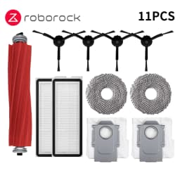 Roborock Q MaxV/Q S/Q Pro Robot Aspirador Accesorio Bolsa De Polvo Cepillo Lateral Principal Filtro HEPA Paños De