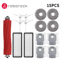 Roborock Q MaxV/Q S/Q Pro Robot Aspirador Accesorio Bolsa De Polvo Cepillo Lateral Principal Filtro HEPA Paños De