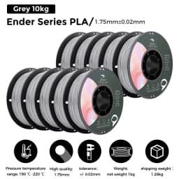 5/10 PCS CREALITY 3D PLA Printer Filament 1.75mm 1KG 3D Printing Plastic Material Black/White For Ender Series Printer