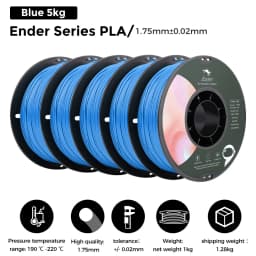 5/10 PCS CREALITY 3D PLA Printer Filament 1.75mm 1KG 3D Printing Plastic Material Black/White For Ender Series Printer