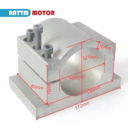 【EU&BR Stock】CNC Spindle 3.5KW 220V 380V Waterproof Water Cooled Spindle Motor ER20 400Hz 24000RPM 100x258mm Metal Engraver