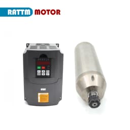 【EU&BR Stock】CNC Spindle 3.5KW 220V 380V Waterproof Water Cooled Spindle Motor ER20 400Hz 24000RPM 100x258mm Metal Engraver
