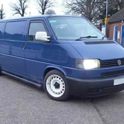 For VW Transporter T4 2door 1990-2003 wind deflectors 2pc TINTED w/ Clips