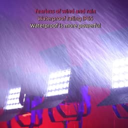 IP65 Waterproof 24x18W RGBWA UV 6in1 Outdoor Stage Light LED Square Par Light DJ DMX Disco Equipment Bar Dance Floor Lighting