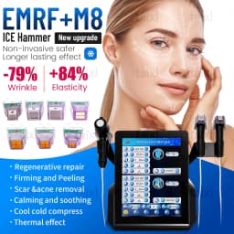 Professional Morpheus 8 RF Microneedling Machine Facial Skin Care Beauty With12 24 40 Nano Pin Cartridge