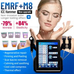 Professional Morpheus 8 RF Microneedling Machine Facial Skin Care Beauty With12 24 40 Nano Pin Cartridge
