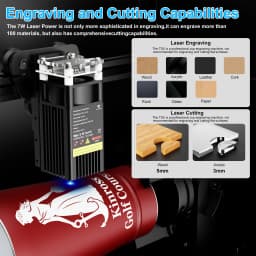 TwoTrees TS5 7WLaser Engraving Machine APP Wifi Control Metal Laser Engraver Acrylic Wood CNC Cutting Machine