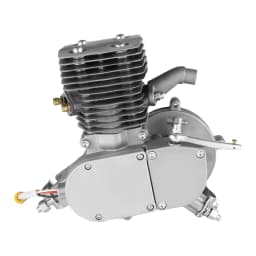 110cc Bicycle Engine Kit 2-Stroke Bicycle Gasoline Engine Motor Kit 3kw/6000r/min Motorized Bike Kit 55km/h Max Speed