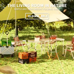 Indoor Outdoor 60x45cm Folding Table ,26-56cm Height Adjustable,Portable White Camping Desk BBQ Party Garden Easy To Install