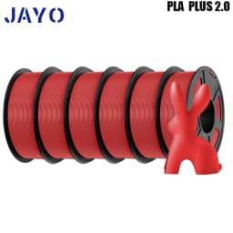 JAYO 3D Printer Filament PLA PLUS 2.0 6Rolls no bubbles no drawing smooth multiple colors 3d printer accessories for 3D Printing