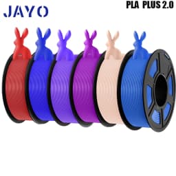 JAYO 3D Printer Filament PLA PLUS 2.0 6Rolls no bubbles no drawing smooth multiple colors 3d printer accessories for 3D Printing