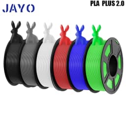 JAYO 3D Printer Filament PLA PLUS 2.0 6Rolls no bubbles no drawing smooth multiple colors 3d printer accessories for 3D Printing