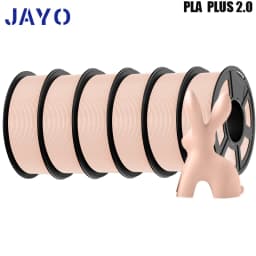 JAYO 3D Printer Filament PLA PLUS 2.0 6Rolls no bubbles no drawing smooth multiple colors 3d printer accessories for 3D Printing