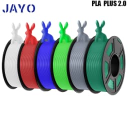 JAYO 3D Printer Filament PLA PLUS 2.0 6Rolls no bubbles no drawing smooth multiple colors 3d printer accessories for 3D Printing