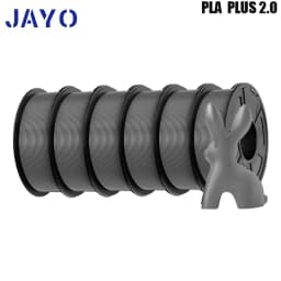 JAYO 3D Printer Filament PLA PLUS 2.0 6Rolls no bubbles no drawing smooth multiple colors 3d printer accessories for 3D Printing