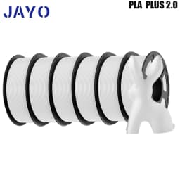 JAYO 3D Printer Filament PLA PLUS 2.0 6Rolls no bubbles no drawing smooth multiple colors 3d printer accessories for 3D Printing