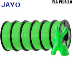 JAYO 3D Printer Filament PLA PLUS 2.0 6Rolls no bubbles no drawing smooth multiple colors 3d printer accessories for 3D Printing