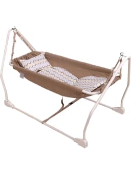 Folding Baby Hammock Swing Cradle Rocking Baby Crib Bed Swing Bassinet New Born Kids Room Bedstead 20Kg Capacity 120x66x59