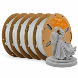 ERYONE 5KG PLA Matte Premium Filament 3D Print, Multicolor Available, PLA Matte Filament, Max Print Speed 100mm/s, 1KG/Spool