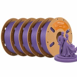 ERYONE 5KG PLA Matte Premium Filament 3D Print, Multicolor Available, PLA Matte Filament, Max Print Speed 100mm/s, 1KG/Spool