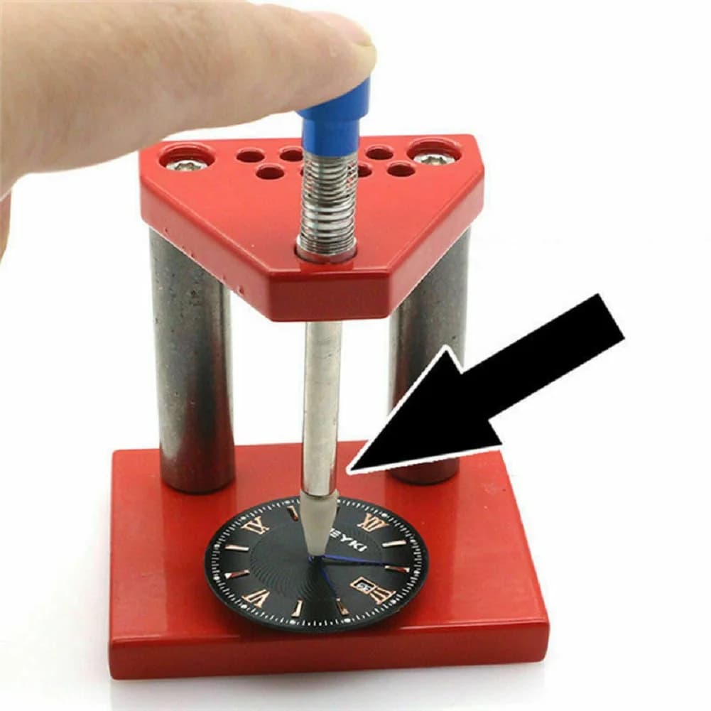 Professional safe Watch Hand Presto Chrono Press Presser Setting Fitting Watchmaker Repair Tool