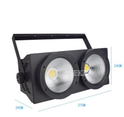 New 200W 2Eyes 2x100w LED COB DMX Stage Effect Cover Light Cool and Warm White Professional Stage Light DJ Disco