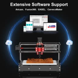Twotrees TTC3018 Pro CNC Router Engraver 32-bit Board 775 Motor ER11 Z-Axis Milling Machine for Wood MDF Acrylic PCB Cut