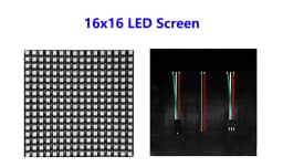 1/2PCS WS2812B 8X8 8x32 16x16 Pixel Panel Flexible Matrix Screen WS2812 IC RGB 5050 SMD Led Module Individually Addressable DC5V