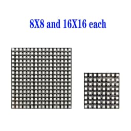 1/2PCS WS2812B 8X8 8x32 16x16 Pixel Panel Flexible Matrix Screen WS2812 IC RGB 5050 SMD Led Module Individually Addressable DC5V