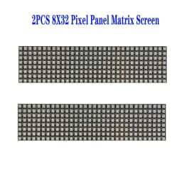 1/2PCS WS2812B 8X8 8x32 16x16 Pixel Panel Flexible Matrix Screen WS2812 IC RGB 5050 SMD Led Module Individually Addressable DC5V