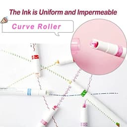 Colored Curved Pens Lint-free No Jumpers For Graduation And Birthday Gifts
