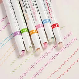 Colored Curved Pens Lint-free No Jumpers For Graduation And Birthday Gifts