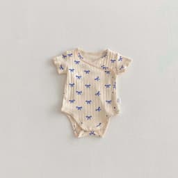Summer Boys and Girls Baby Short-Sleeved Pants Simple Comfortable Full Printed Newborn Printed Pants