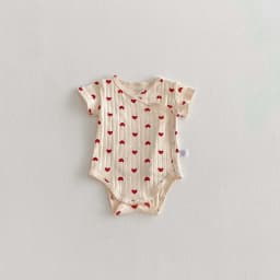 Summer Boys and Girls Baby Short-Sleeved Pants Simple Comfortable Full Printed Newborn Printed Pants