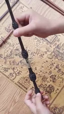 Anime Show Metal Core Magic Dumbledore Wand Children Decoration Toy For Kids Hermione Bacchetta Di Magic Stick
