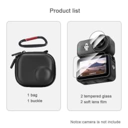 Screen Protector for DJI Osmo Nano Ultra-Clear Camera Lens Screen Protector Film Storage Bag Mini Case Accessories Set