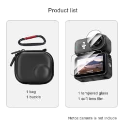 Screen Protector for DJI Osmo Nano Ultra-Clear Camera Lens Screen Protector Film Storage Bag Mini Case Accessories Set