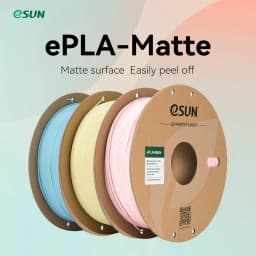 ESUN 3D Printer Filament PLA Matte 1.75mm 1KG (2.2 LBS) Spool 3D Printing Material for 3D Printers Matte PLA Filament